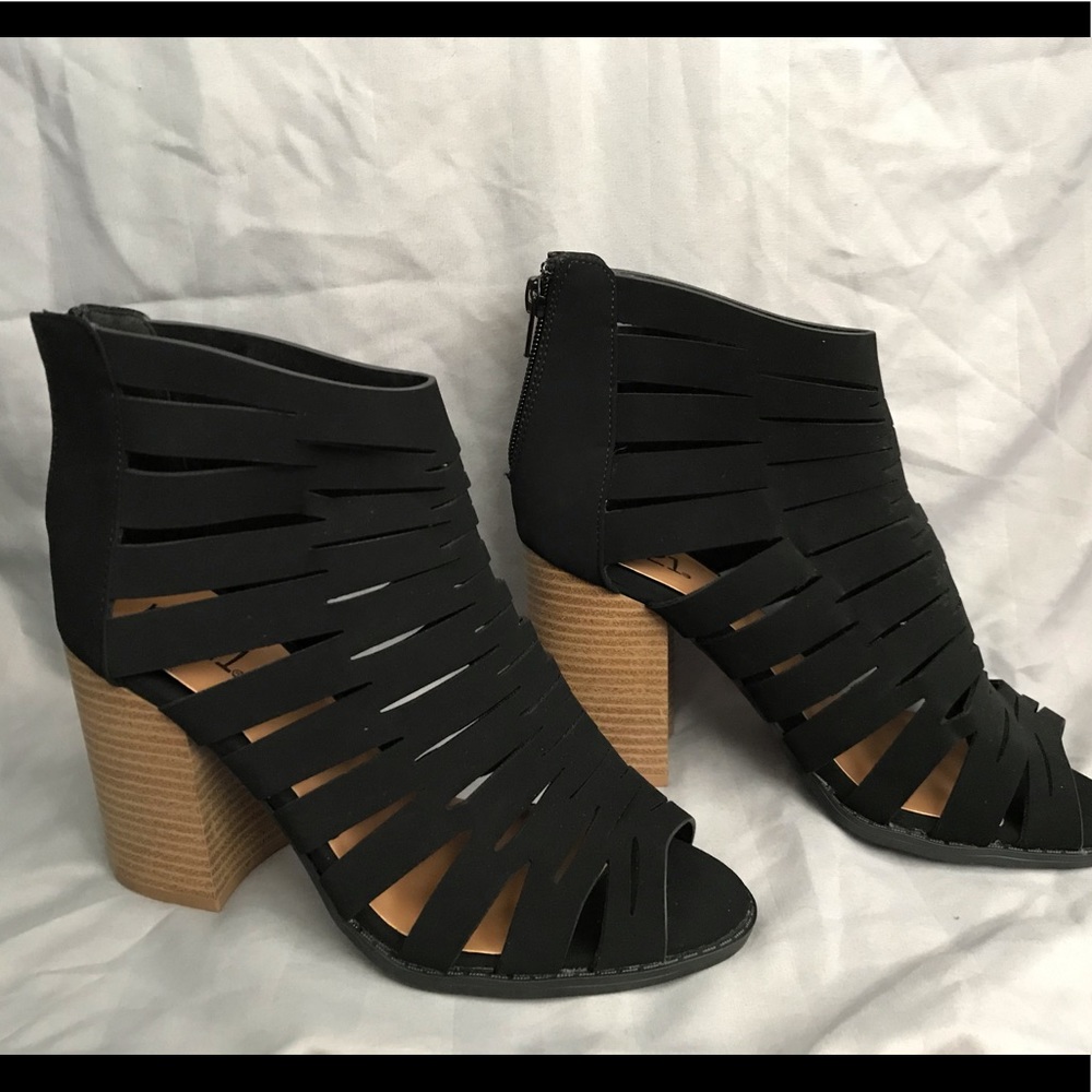 Open Toed Boots